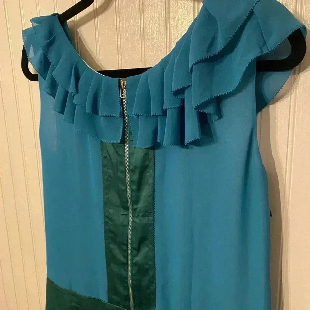 Maloom colorblock 100% cotton dress - Picture 2 of 9